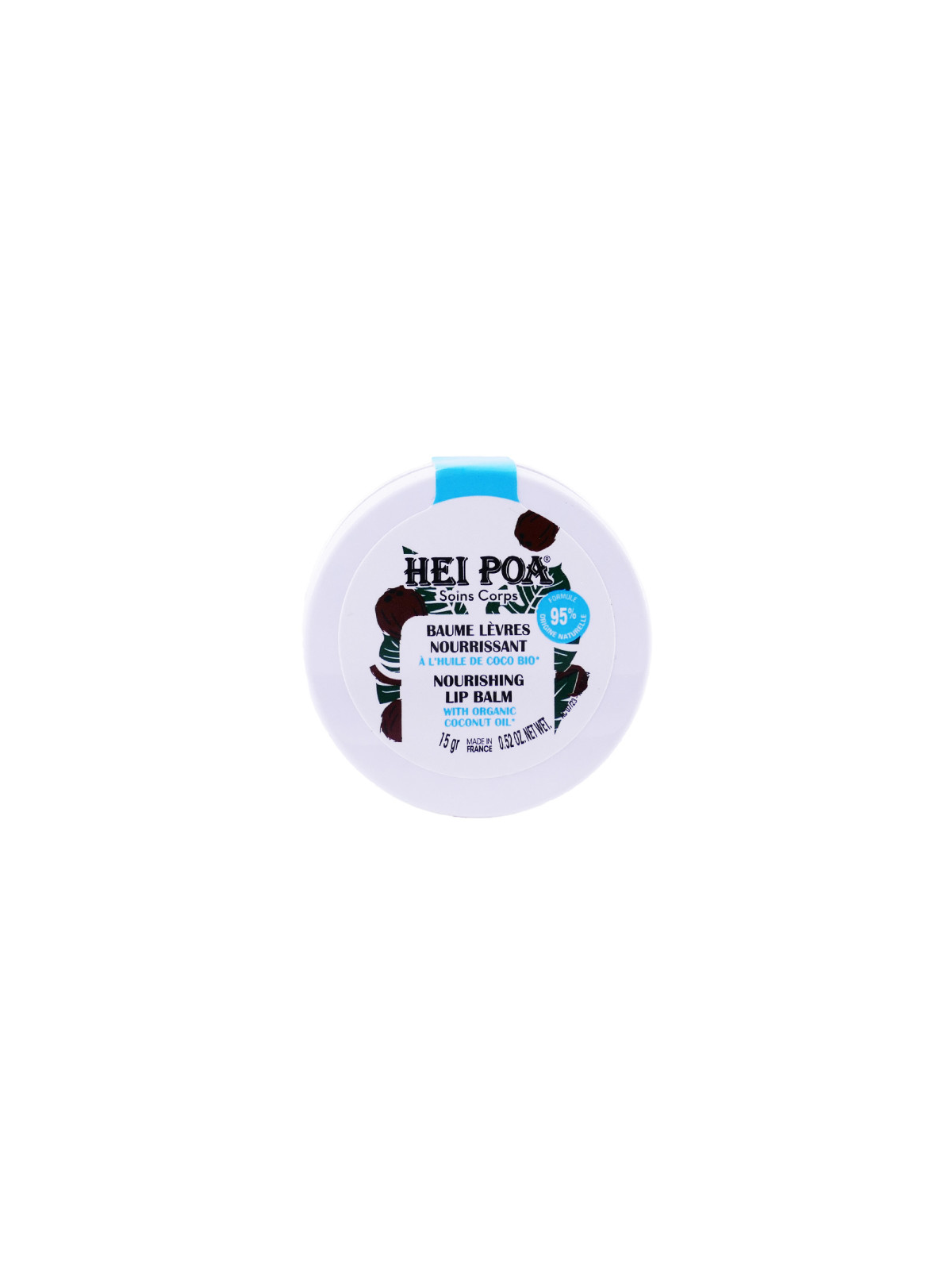 HEI POA Baume Lèvres Nourrissant Coco 15 g