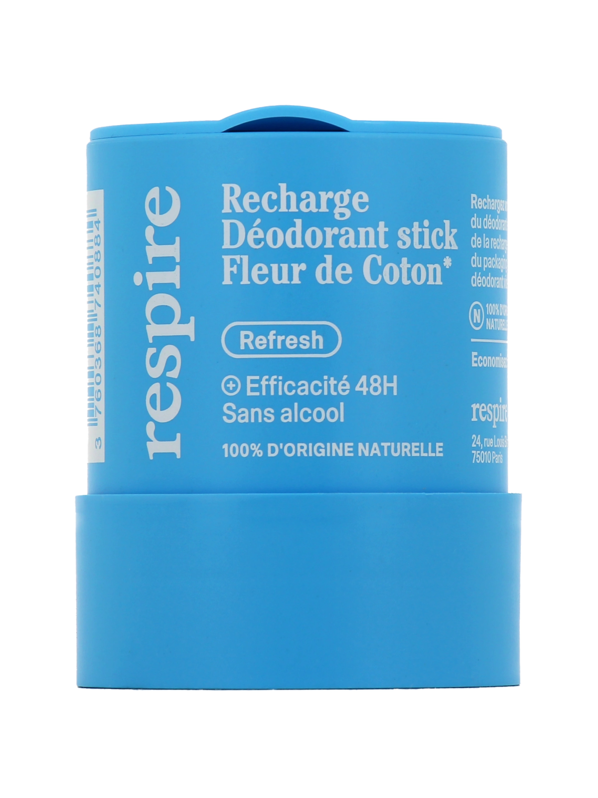 RESPIRE DEO STICK 50G RECH FL COTON