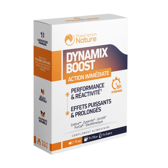 PRESCRIPTION NATURE Dynamix Boost 15 Gélules