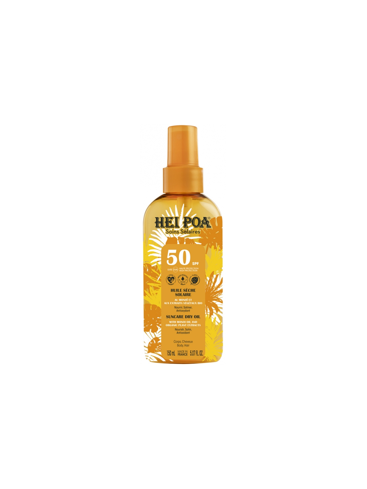 HEI POA Huile Sèche Solaire SPF50 150 ml