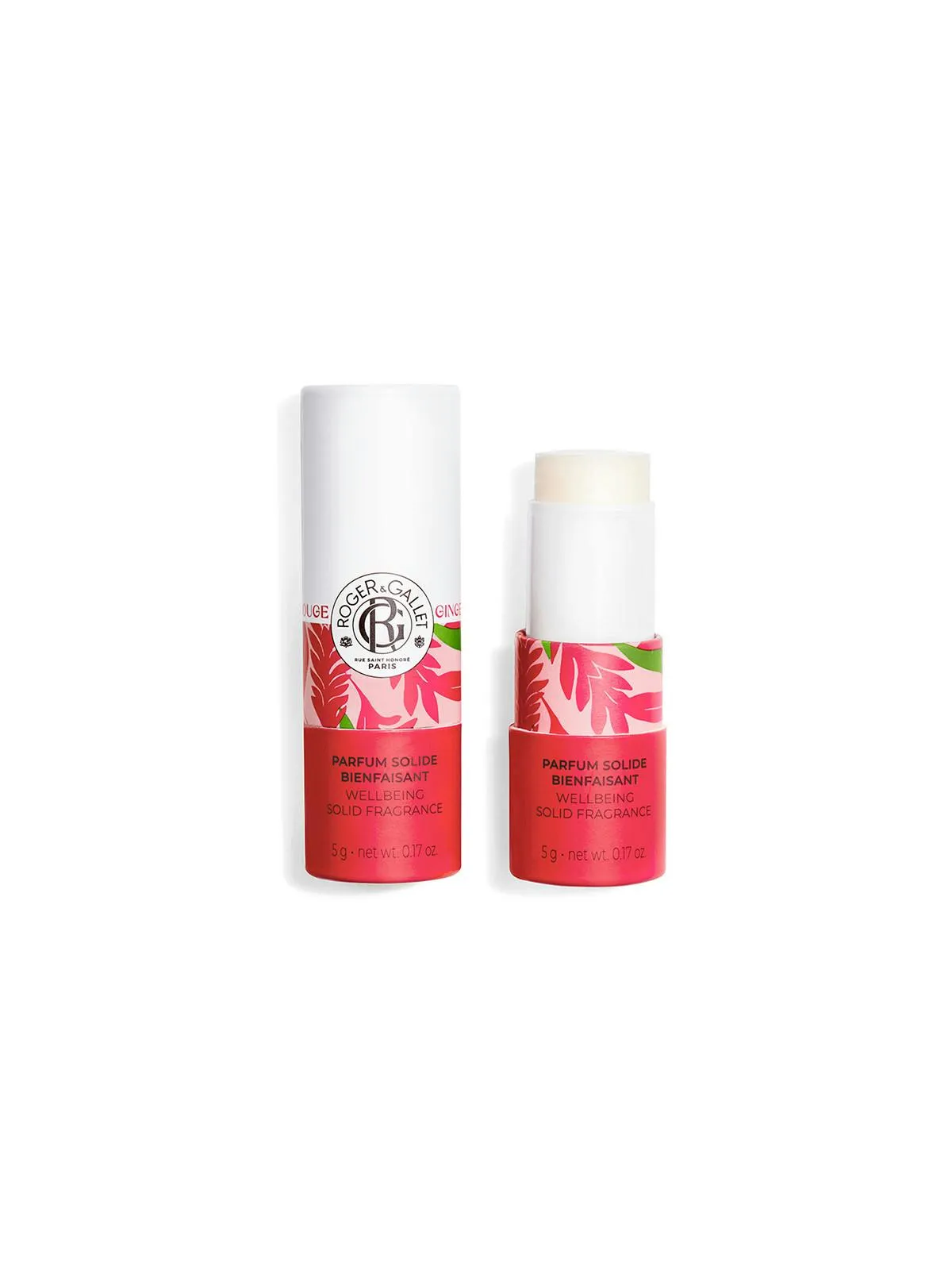 ROGER & GALLET GINGEMBRE ROUGE Parfum Solide Bienfaisant 5g
