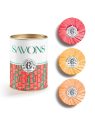 ROGER & GALLET COFFRET SAVONS BIENFAISANTS Gingembre Rouge 100g + Oeillet Mignardise 100g + Néroli 100g