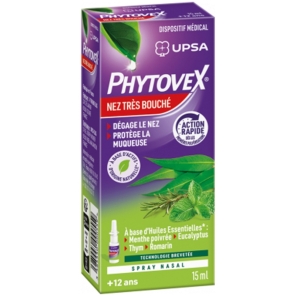 Phytovex Nez Très Bouché Spray Nasal 15 ml
