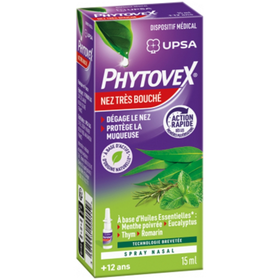 Phytovex Nez Très Bouché Spray Nasal 15 ml