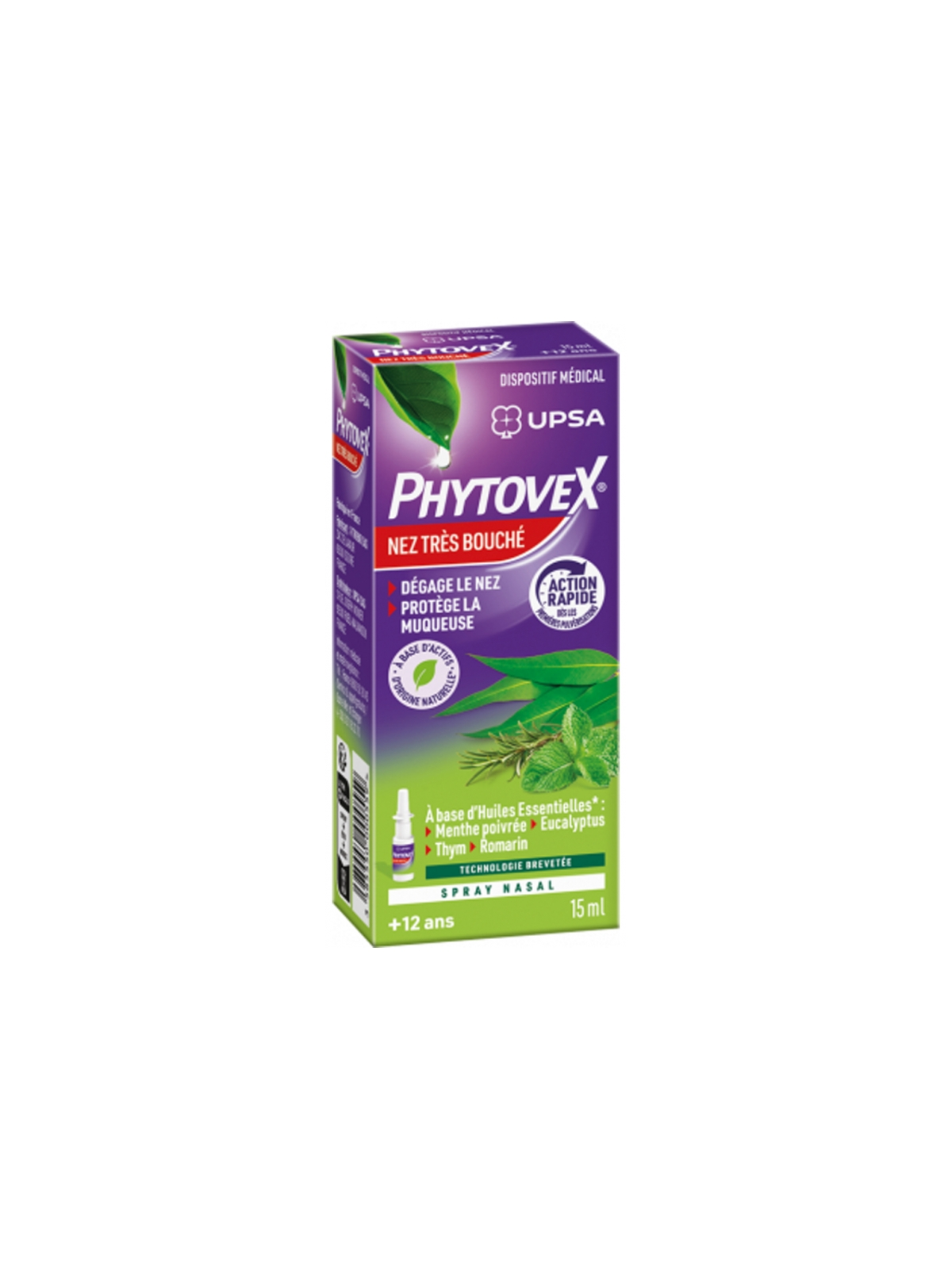 Phytovex Nez Très Bouché Spray Nasal 15 ml