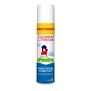 CLEMENT THEKAN Spray Insecticide Habitat  Puces & Tiques 500ml