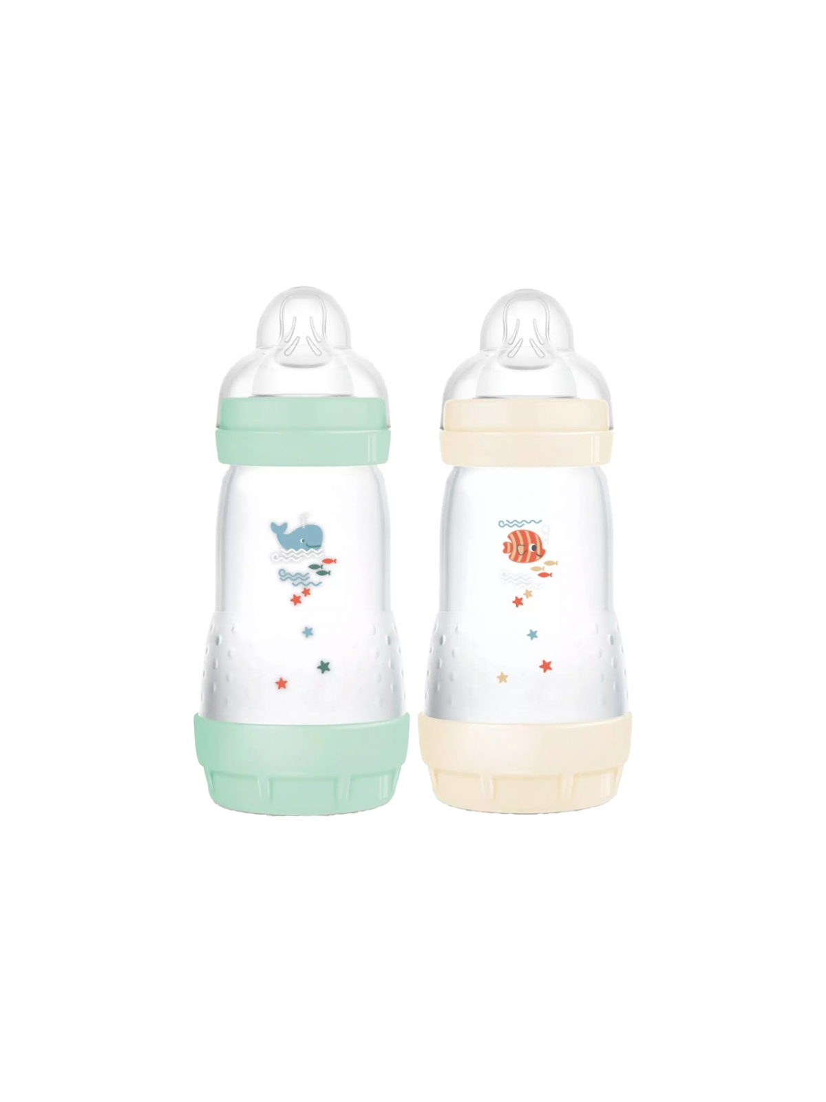 MAM 2 Biberons Easy Start 260 ml 2 Mois et + Débit 2