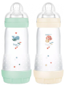 MAM 2 Biberons Easy Start 320 ml 4 Mois et + Débit 3
