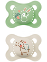 MAM 2 Sucettes Original Nature 2-6 Mois - Modèle : Lapin et Cerf
