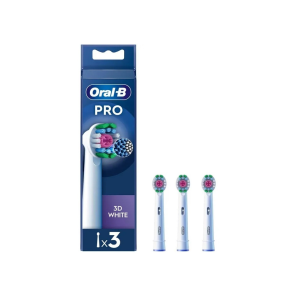 ORAL B Pro 3D White Brossettes de Rechange Boite de 3