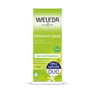 WELEDA Citrus Déodorant Efficacite 24h 2x100ml