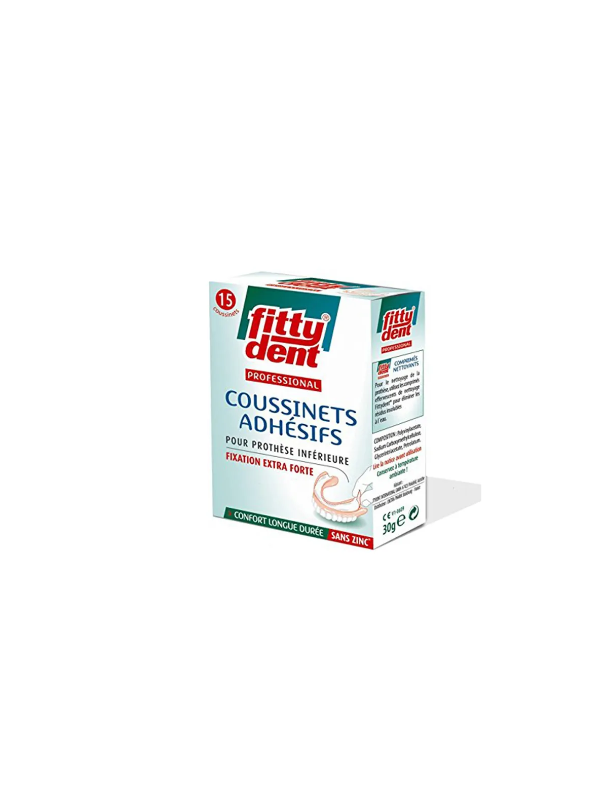 FITTYDENT Professional 15 Coussinets Adhésifs