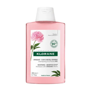 KLORANE Shampoing Apaisant Cuir Chevelu Sensible à la Pivoine 200ML