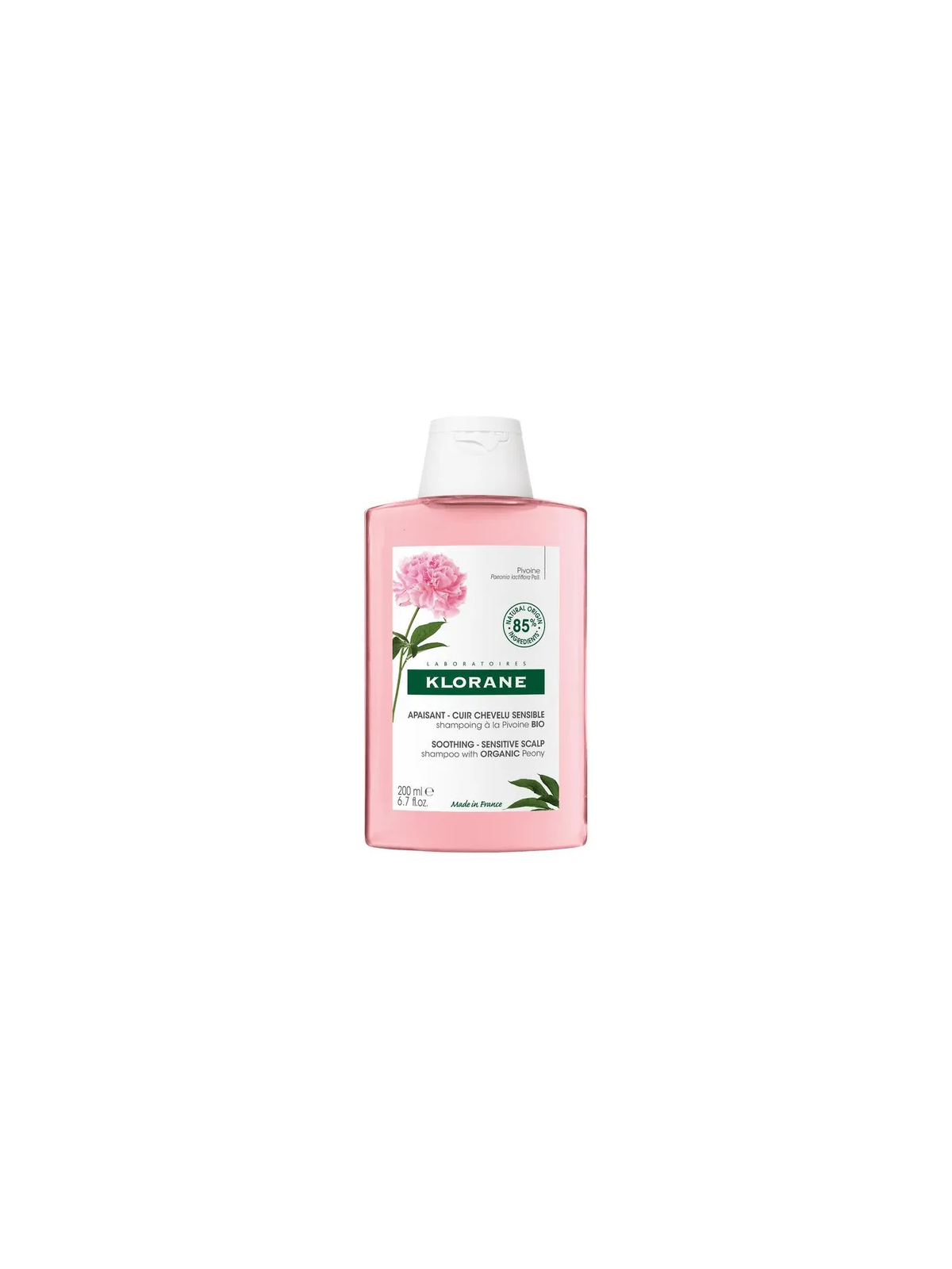 KLORANE Apaisant - Cuir Chevelu Sensible Shampoing à la Pivoine