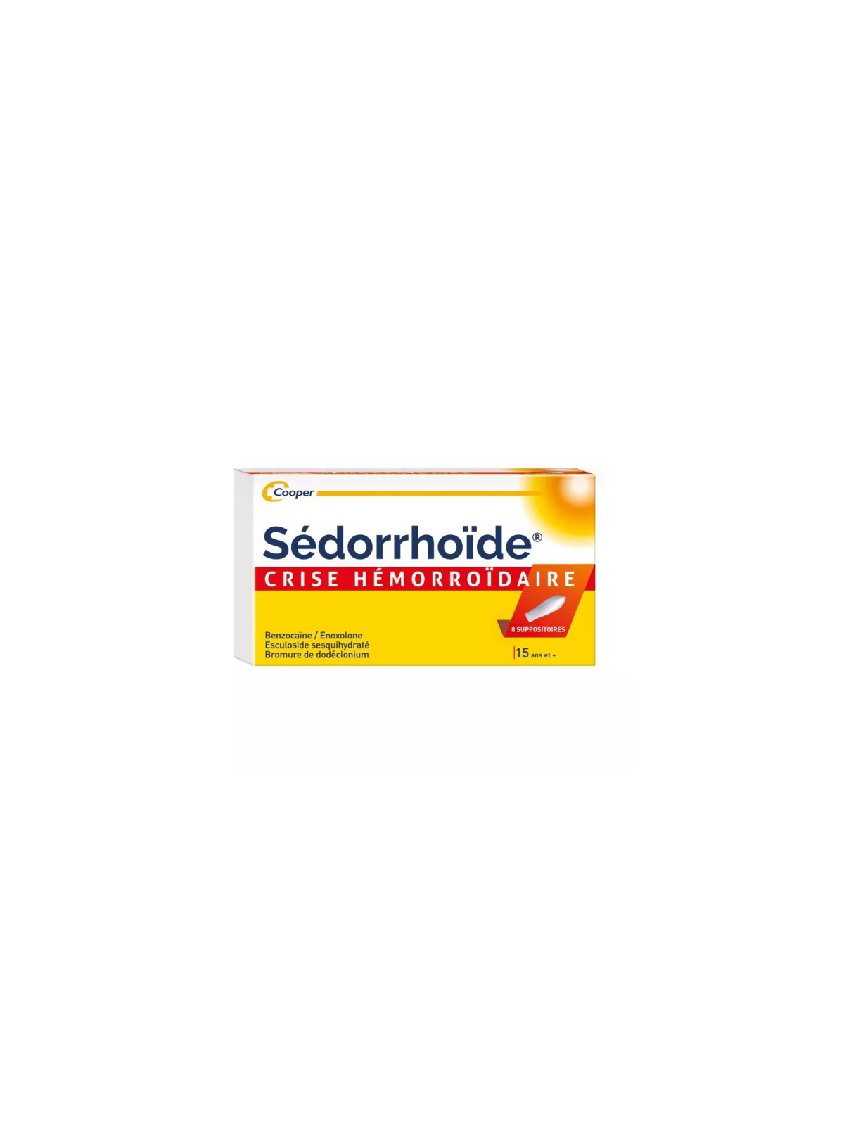 Sédorrhoïde 8 Suppositoires | Nom de la Pharmacie en variable