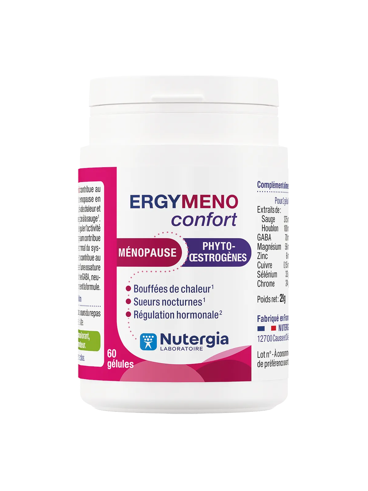 NUTERGIA Ergymeno Confort 60 gélules