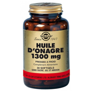 SOLGAR Huile d'Onagre 1300 mg 30 Gélules