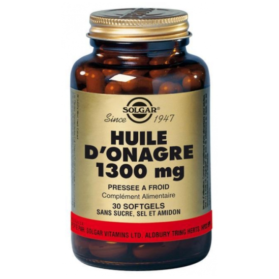 SOLGAR Huile d'Onagre 1300 mg 30 Gélules
