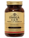 SOLGAR Omega 3-6-9 Poisson, Lin, Bourrache 60 Gélules