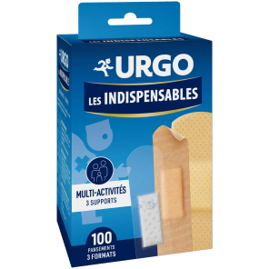 URGO Les Indispensables 3 Formats 100 Pansements