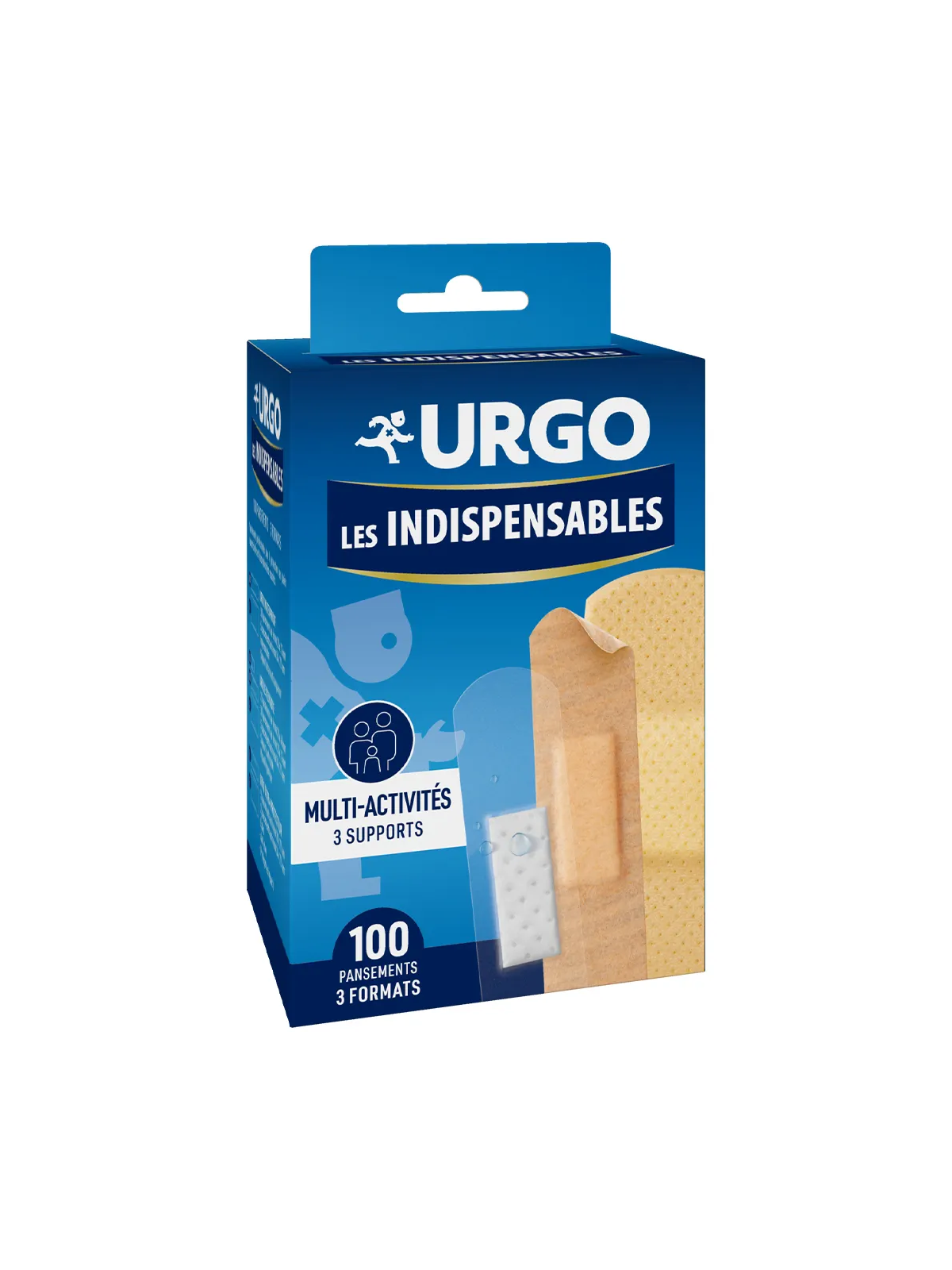 URGO Les Indispensables 3 Formats 100 Pansements