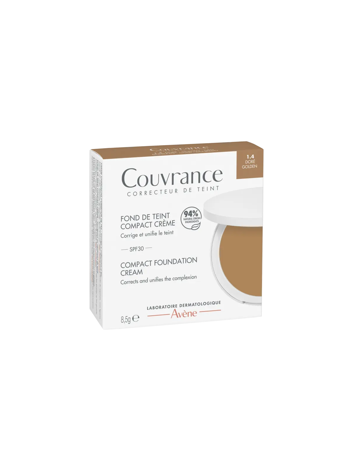 AVENE Couvrance Fond de Teint Compact Crème 1.4 Doré