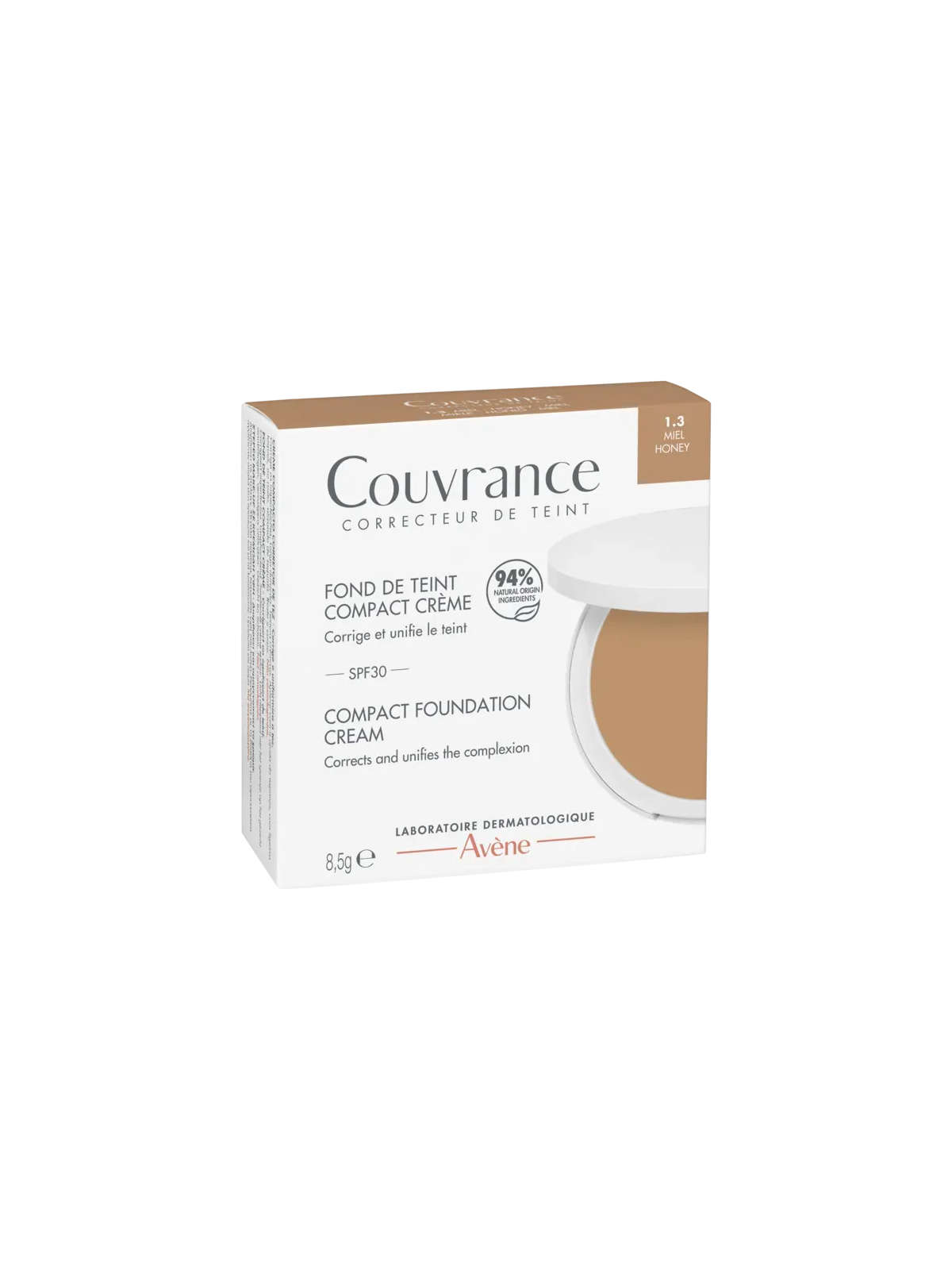 AVENE Couvrance Fond de Teint Compact Crème 1.3 Miel