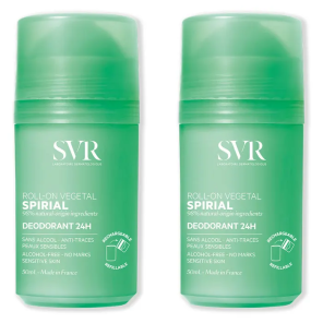 SVR Spirial Vegetal Roll-on Deodorant Anti-transpirant 48h 2x50ml