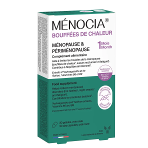 MENOCIA Bouffées de chaleur Ménopause&Périménopause 30 gélules