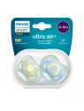 AVENT Ultra Air Sucettes Silicone 0-6 Mois Lot de 2