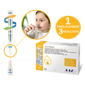 AAZ Auto Test Nasal Grippe/Covid boite de 1