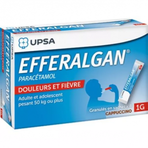 EFFERALGAN Capuccino 1G Granulés en Sachets boite de 8