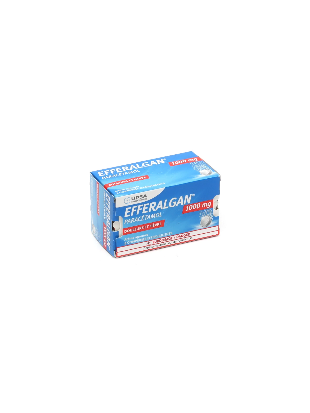 Efferalgan 1000mg fruits rouges 8 comprimés