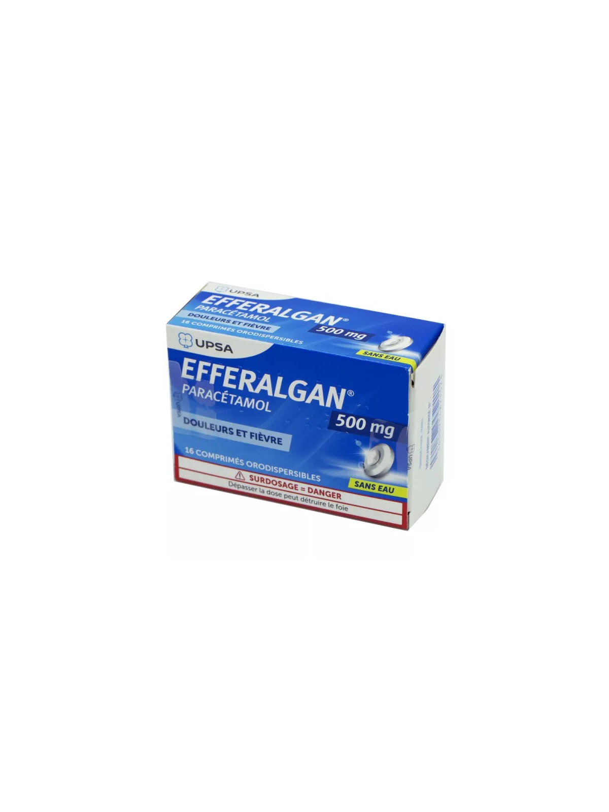 EfferalganOdis 500 mg 16 comprimés orodispersibles | Nom de la...