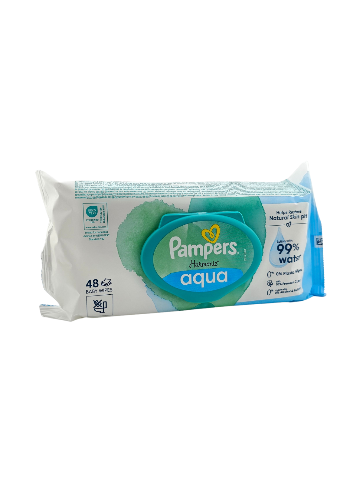 PAMPERS Harmonie Aqua 48 Lingettes