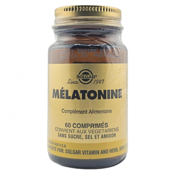 SOLGAR Mélatonine 60 Comprimés