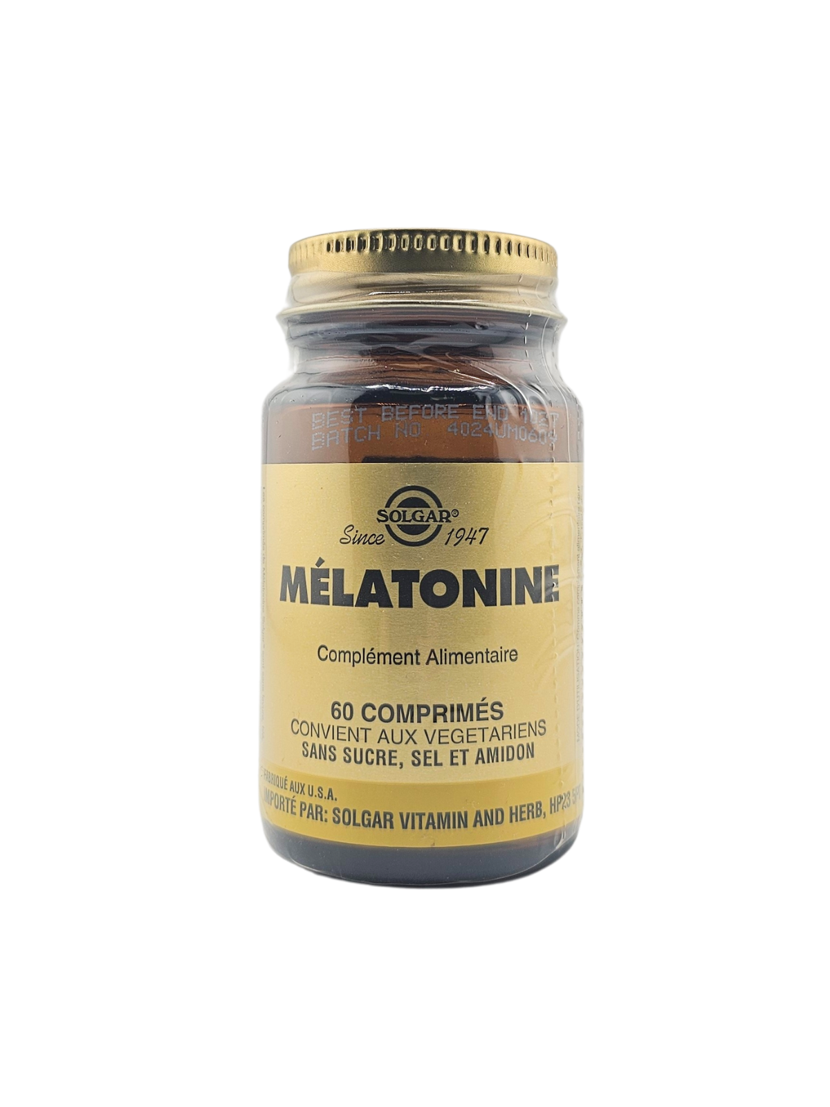 SOLGAR Mélatonine 60 Comprimés