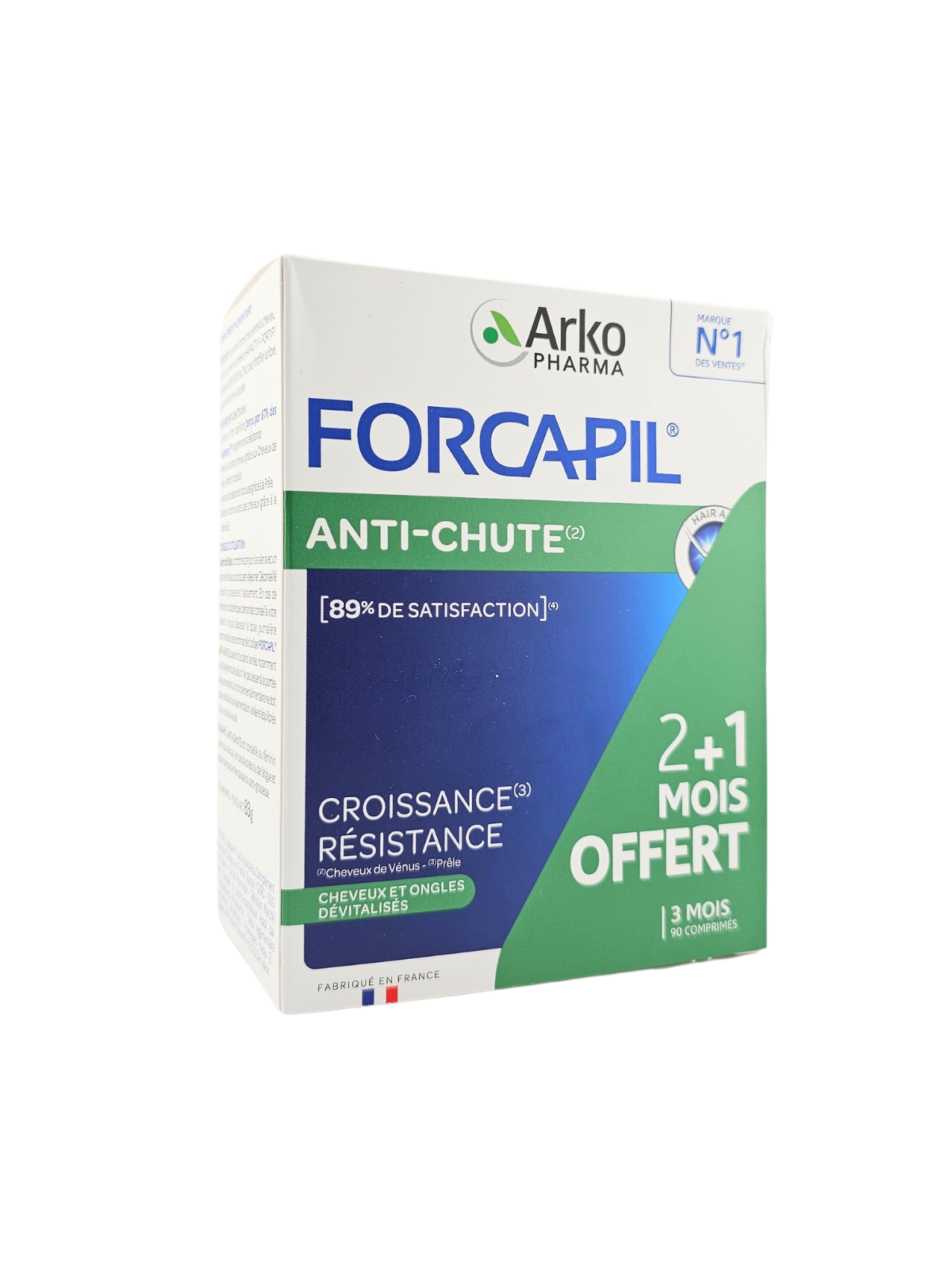 ARKOPHARMA FORCAPIL Anti-chute Boite de 90 Comprimés