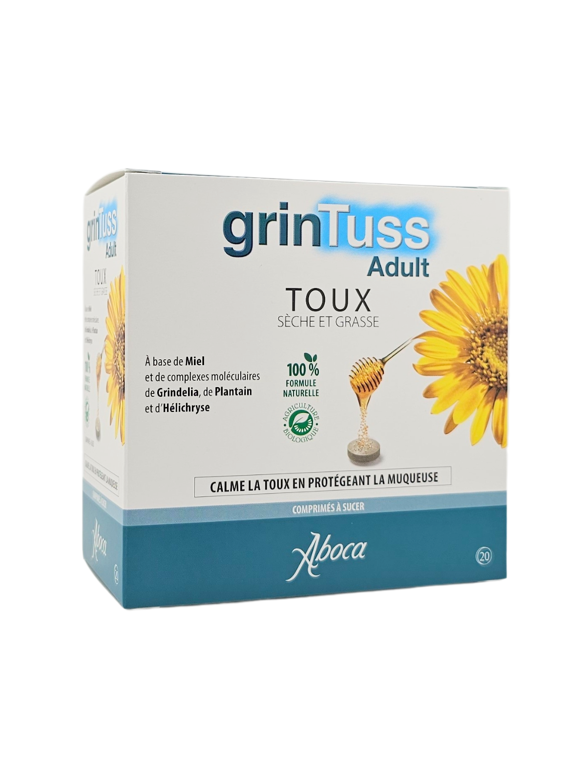 ABOCA GrinTuss Adulte Boite de 20 Comprimés
