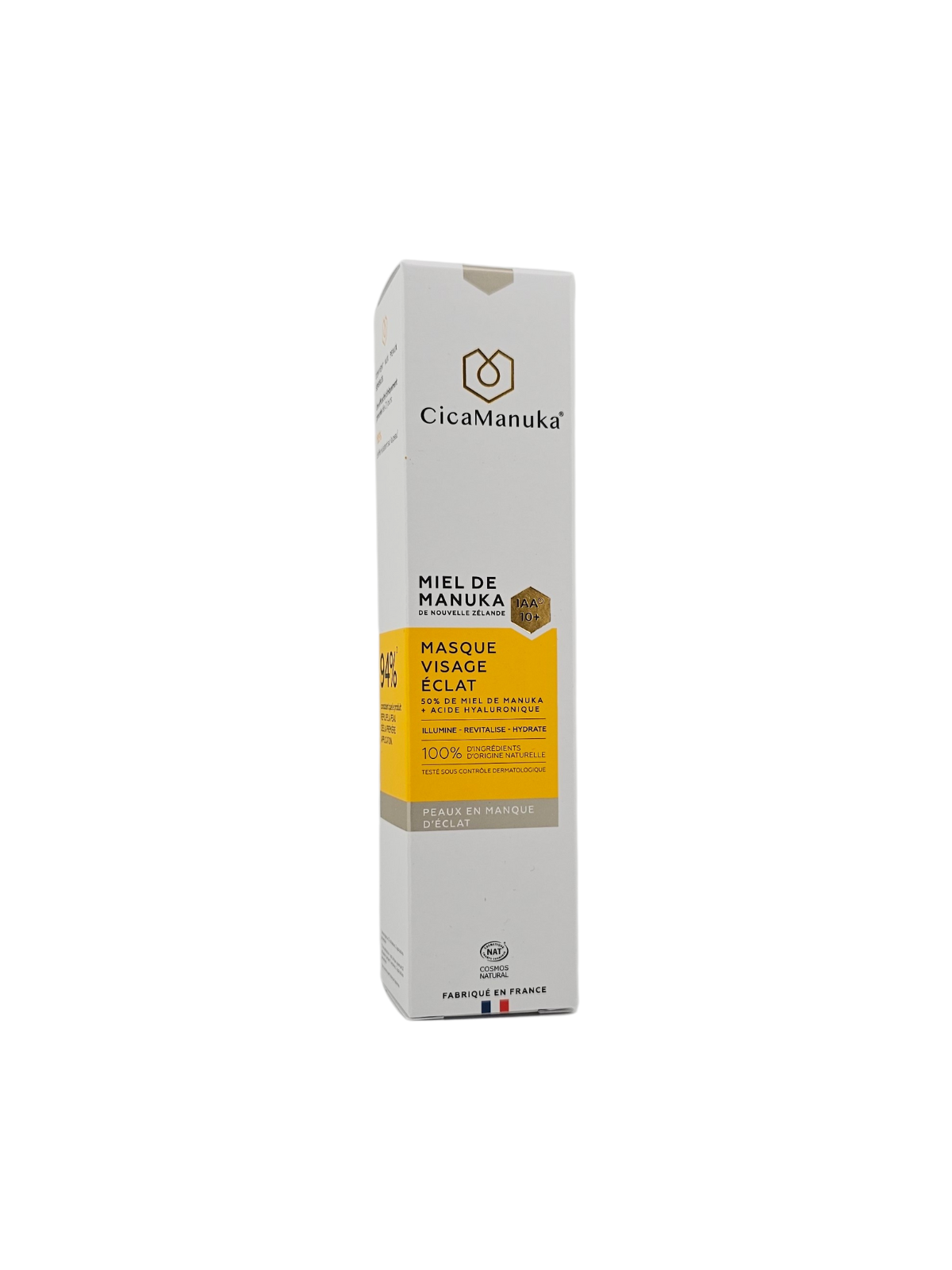 CICAMANUKA Masque Visage Eclat au Miel de Manuka IAA10+ 100ml