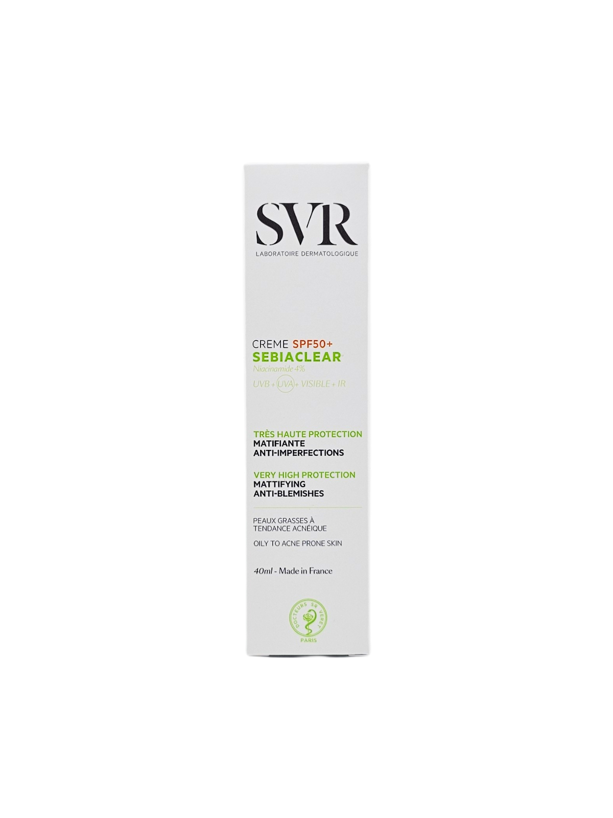 SVR Sebiaclear Crème SPF 50 40ml