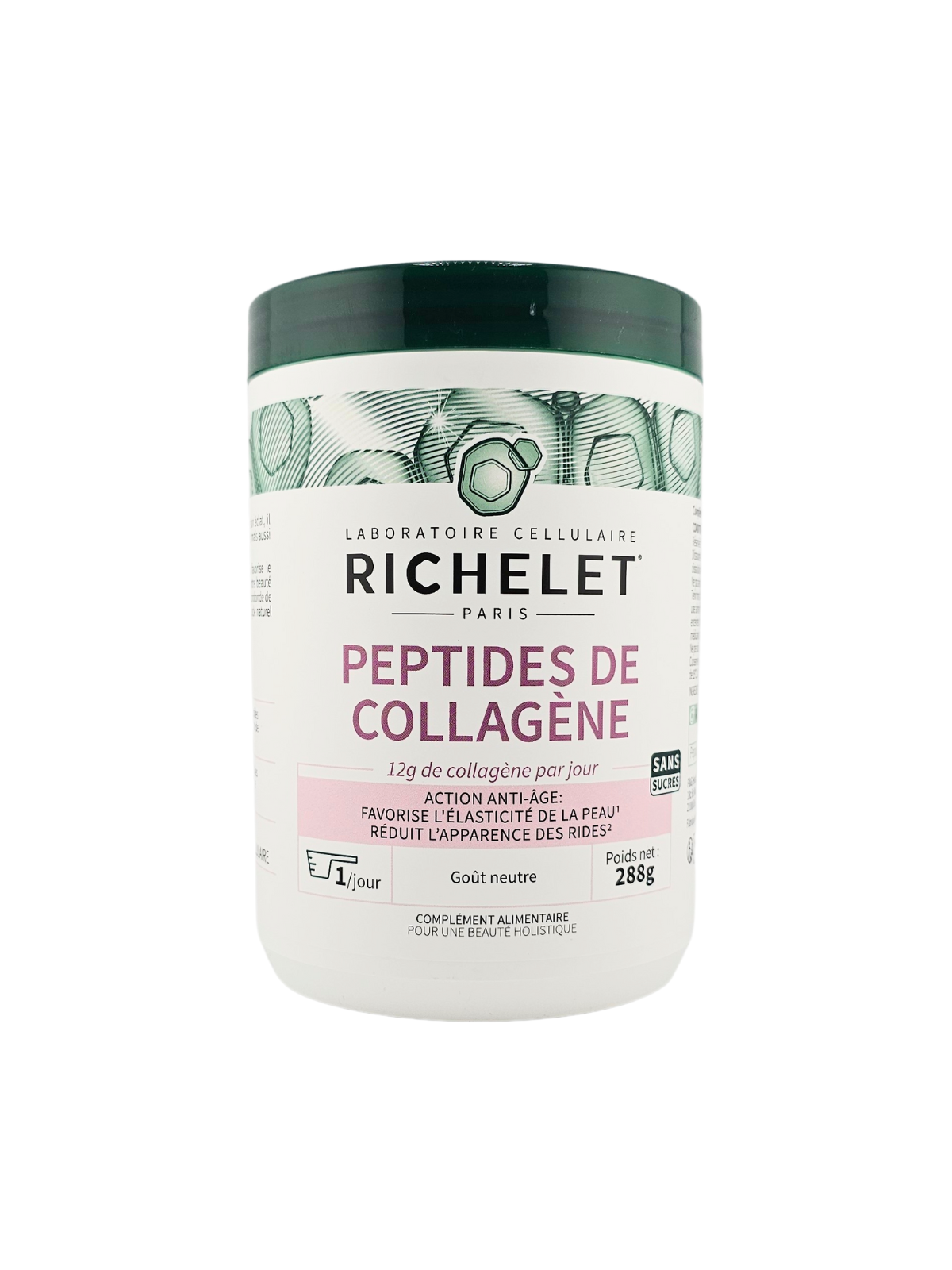 RICHELET Régénération de la peau Peptides De Collagène 288g
