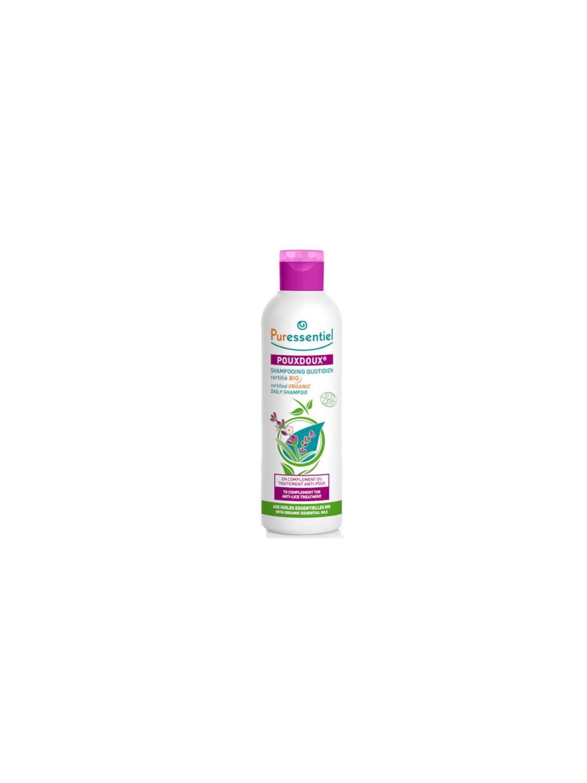 Puressentiel Pouxdoux Shampooing Quotidien Bio 200 ml