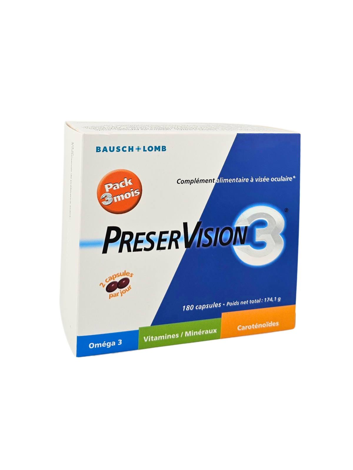 PRESERVISION 3 Boite de 180 Capsules