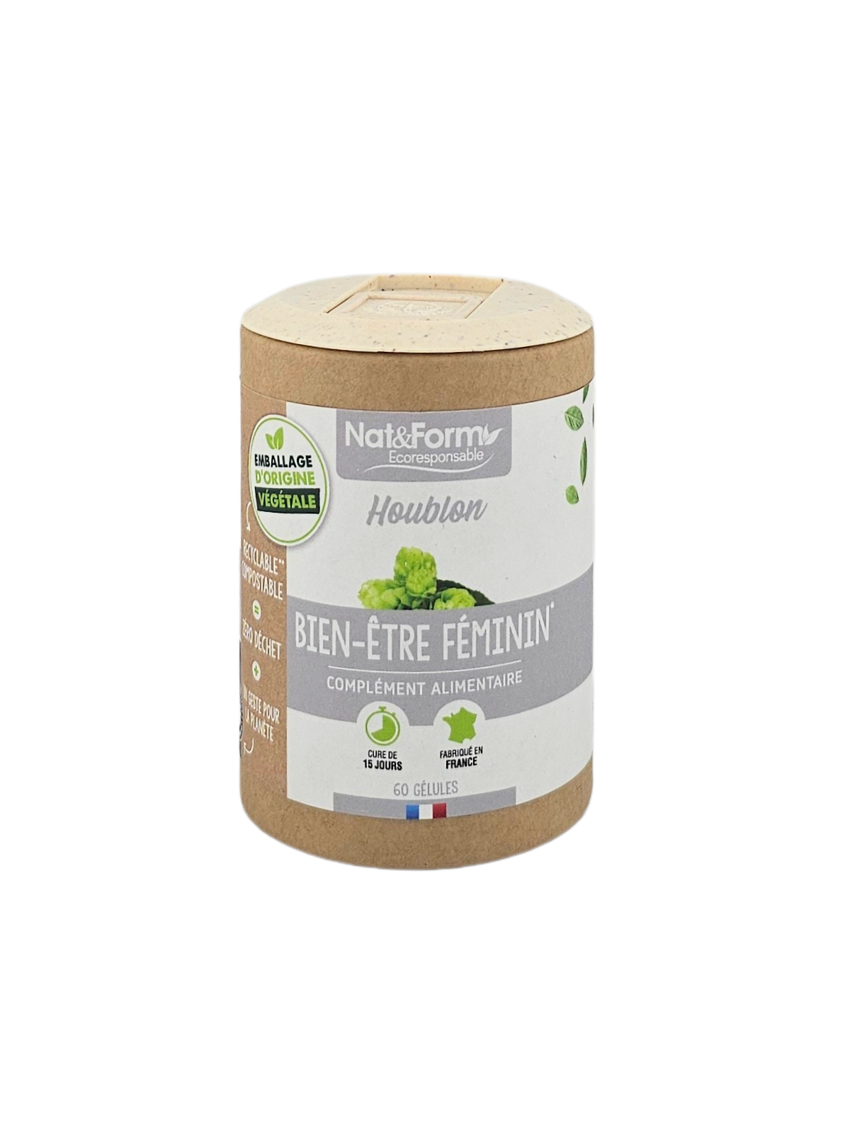 NAT&FORM Houblon Bien-être Féminin 60 gélules