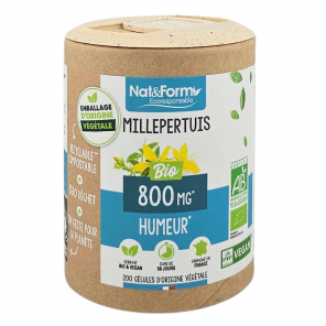 NAT&FORM Millepertuis 800Mg Humeur 200 gélules