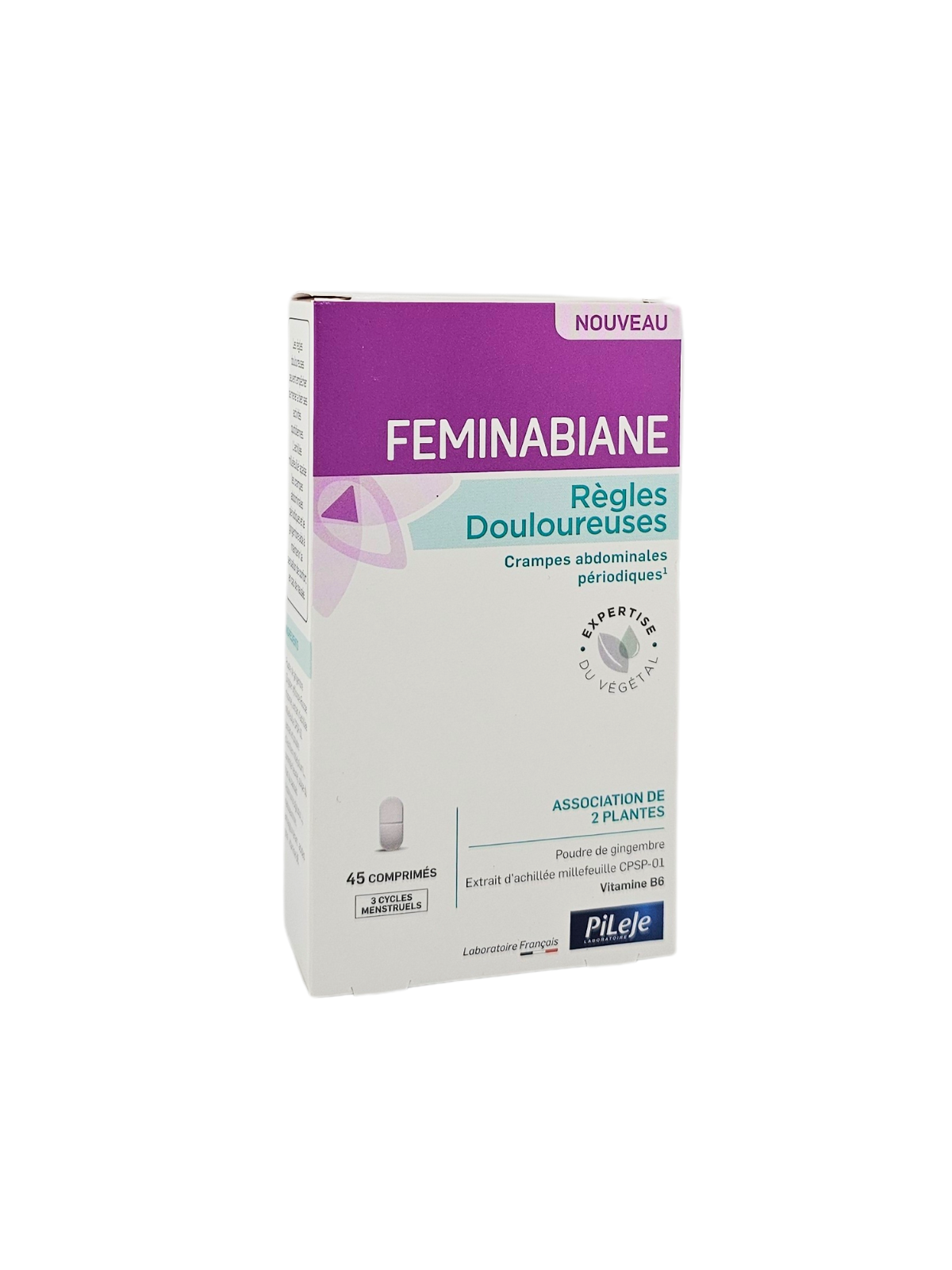 PILEJE Feminabiane Règles Douloureuses 45 Comprimés