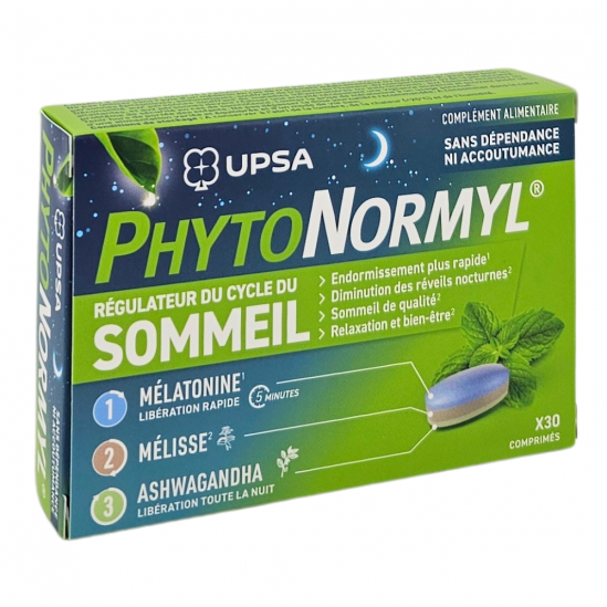 UPSA PhytoNormyl Régulateur du Sommeil Boite de 30 Comprimé