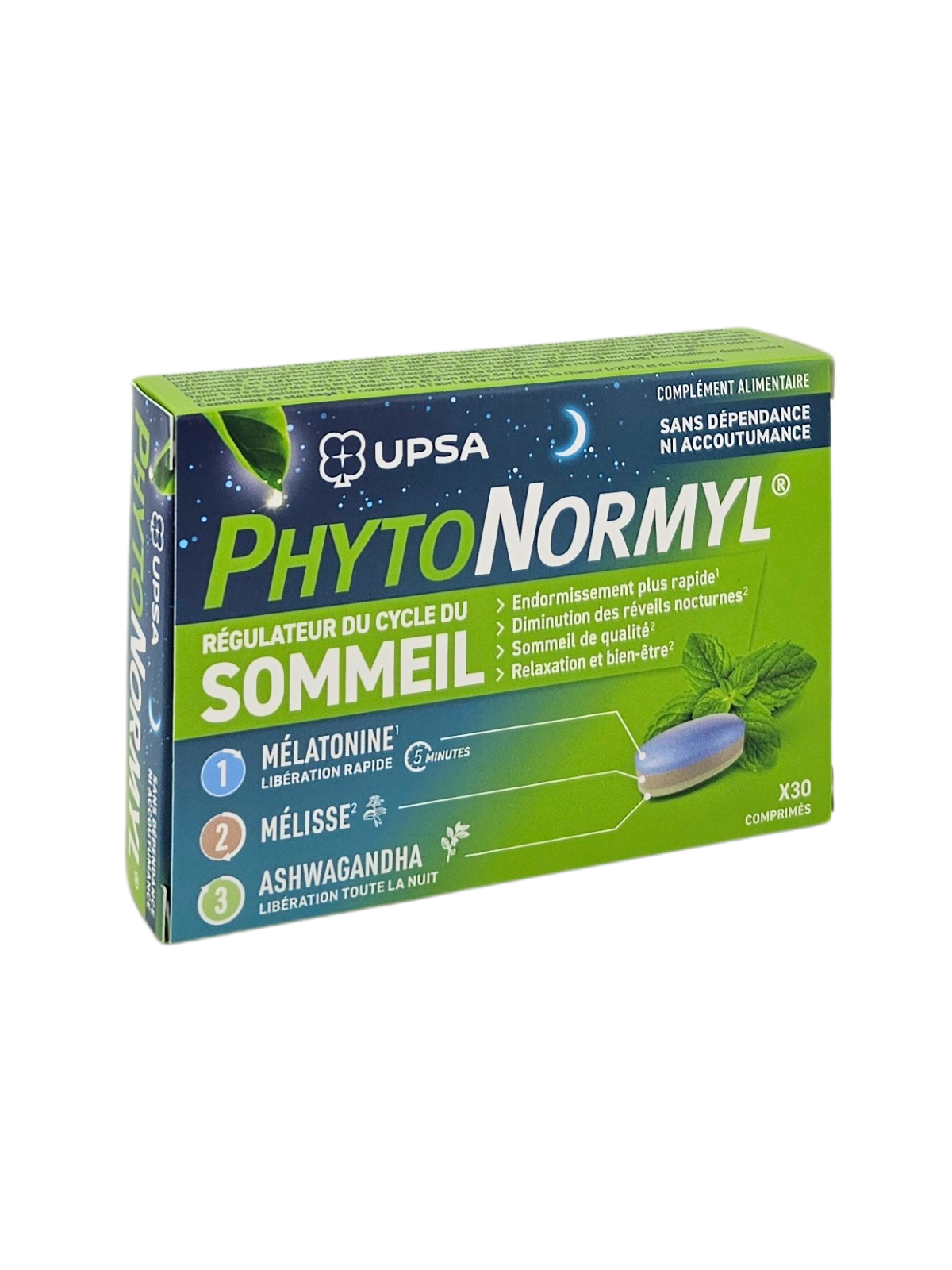 UPSA PhytoNormyl Régulateur du Sommeil Boite de 30 Comprimé