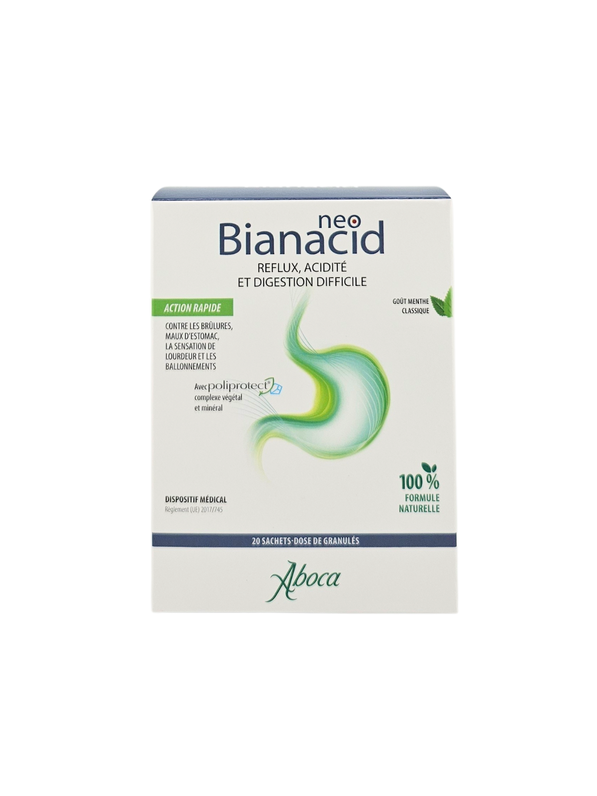 ABOCA NeoBianacid Reflux, Acidité Et Digestion Difficile Boite de 20 Sachets